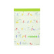 Japan Pikmin Mini Notepad - Light Green