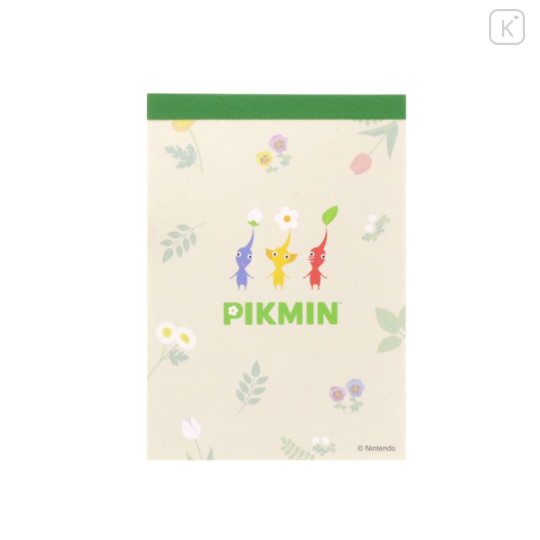 Japan Pikmin Mini Notepad - Light Beige - 1