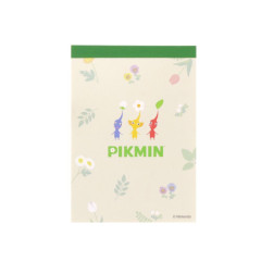 Japan Pikmin Mini Notepad - Light Beige