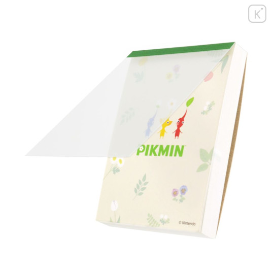 Japan Pikmin Mini Notepad - Light Beige - 2