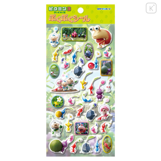 Japan Pikmin Bubble Sticker - Characters - 1