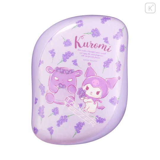 Japan Sanrio Tangle Teezer Hair Care Brush Compact Styler - Kuromi & Baku - 2