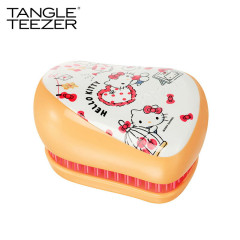 Japan Sanrio Tangle Teezer Hair Care Brush Compact Styler - Hello Kitty / Happiness Life