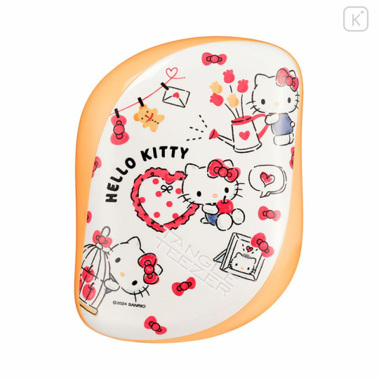 Japan Sanrio Tangle Teezer Hair Care Brush Compact Styler - Hello Kitty / Happiness Life - 2