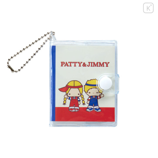 Japan Sanrio Mini Book Keychain - Patty & Jimmy / Retro - 1