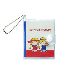 Japan Sanrio Mini Book Keychain - Patty & Jimmy / Retro