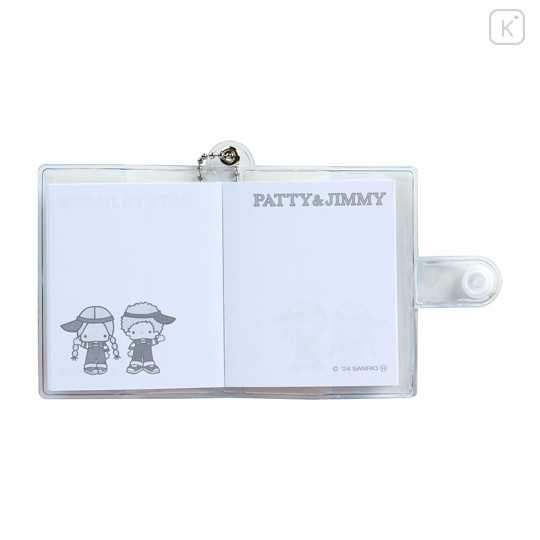 Japan Sanrio Mini Book Keychain - Patty & Jimmy / Retro - 3