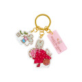 Japan Sanrio Triple Acrylic Keychain - Marron Cream / Retro - 2