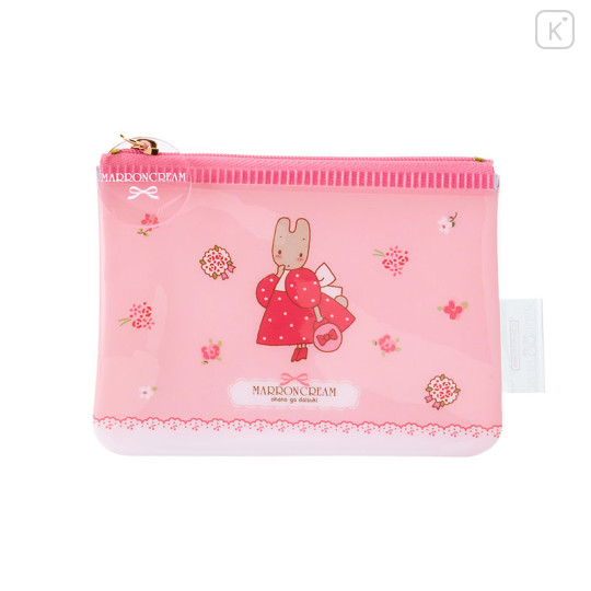 Japan Sanrio Mini Pouch - Marron Cream / Retro - 1