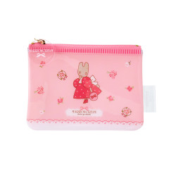 Japan Sanrio Mini Pouch - Marron Cream / Retro