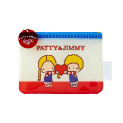 Japan Sanrio Mini Pouch - Patty & Jimmy / Retro