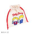 Japan Sanrio Sagara Embroidery Purse - Patty & Jimmy / Retro - 3