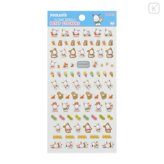 Japan Sanrio Petit Stickers - Pochacco / Retro - 1