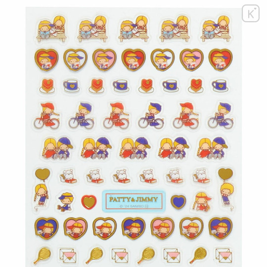 Japan Sanrio Petit Stickers - Patty & Jimmy / Retro - 3