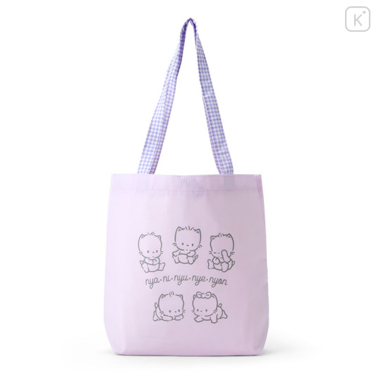 Japan Sanrio Tote Bag - Nya Ni Nyu Nye Nyon / Retro - 1