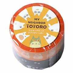 Japan Ghibli Washi Masking Tape Set - My Neighbor Totoro / Dust Bunnies & White Totoro