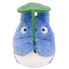 Japan Ghibli Mascot Plush Toy - My Neighbor Totoro / Blue Totoro Hold Leaf