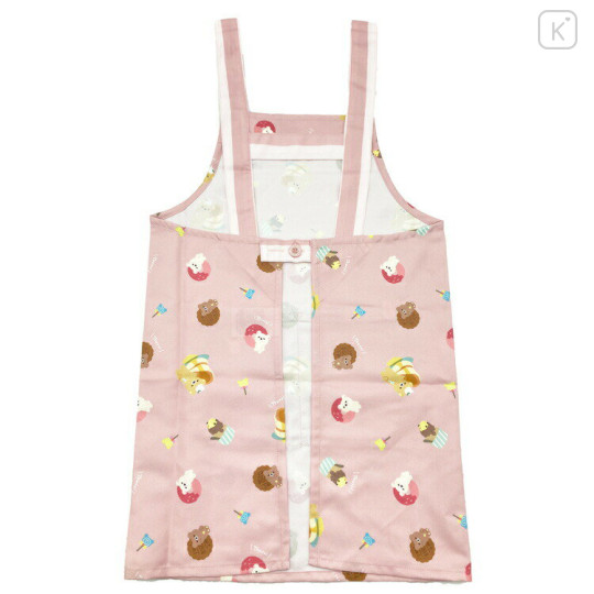 Japan San-X Children's Apron - Rilakkuma / Sweets Pink H130cm - 2