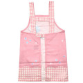 Japan Sanrio Children's Apron - Cinnamoroll / Gingham Pink H130cm - 2