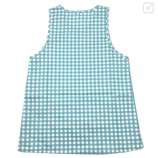 Japan Sanrio Apron - Cinnamoroll / Gingham Green Blue M-L - 2