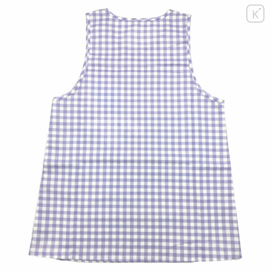 Japan Sanrio Apron - Cinnamoroll / Gingham Purple M-L - 2