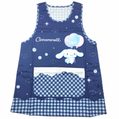 Japan Sanrio Apron - Cinnamoroll / Gingham Star Night M-L