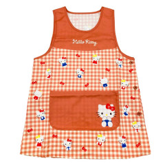 Japan Sanrio Apron - Hello Kitty / Gingham Red M-L