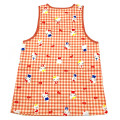 Japan Sanrio Apron - Hello Kitty / Gingham Red M-L - 2