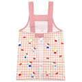 Japan Sanrio Children's Apron - Hello Kitty / Gingham Pink H130cm - 2