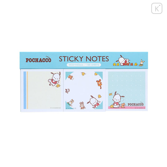 Japan Sanrio Sticky Note Memo Pad - Pochacco / Retro - 1