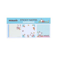 Japan Sanrio Sticky Note Memo Pad - Pochacco / Retro