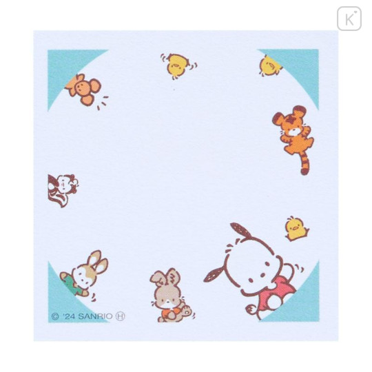 Japan Sanrio Sticky Note Memo Pad - Pochacco / Retro - 4