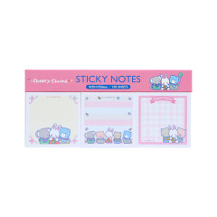 Japan Sanrio Sticky Note Memo Pad - Cheery Chums / Retro