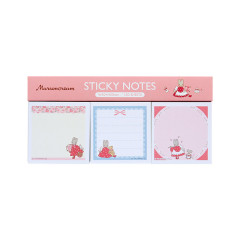 Japan Sanrio Sticky Note Memo Pad - Marron Cream / Retro