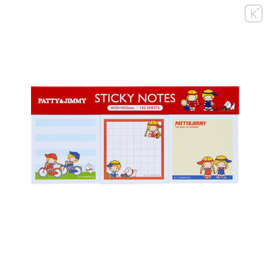 Japan Sanrio Sticky Notes - Patty & Jimmy : Retro - 1