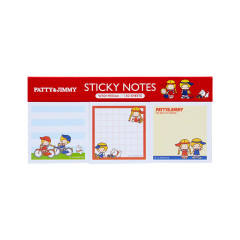 Japan Sanrio Sticky Note Memo Pad - Patty & Jimmy / Retro