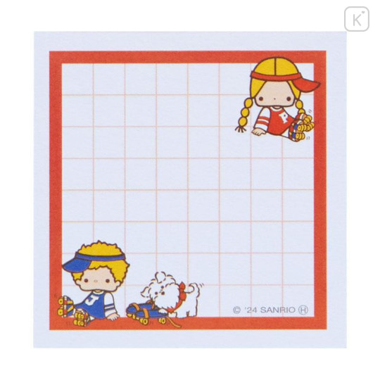 Japan Sanrio Sticky Note Memo Pad - Patty & Jimmy / Retro - 4