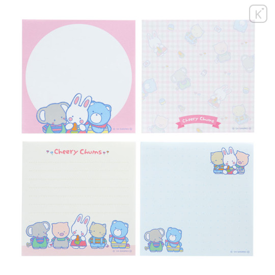 Japan Sanrio Square Memo - Cheery Chums / Retro 2024 - 3