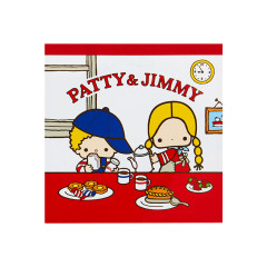 Japan Sanrio Square Memo - Patty & Jimmy / Retro 2024