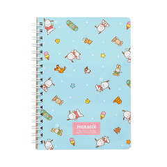 Japan Sanrio B6 Ring Notebook - Pochacco / Retro