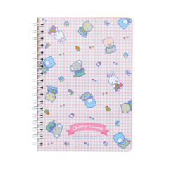 Japan Sanrio B6 Ring Notebook - Cheery Chums / Retro