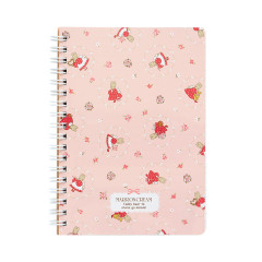 Japan Sanrio B6 Ring Notebook - Marron Cream / Retro