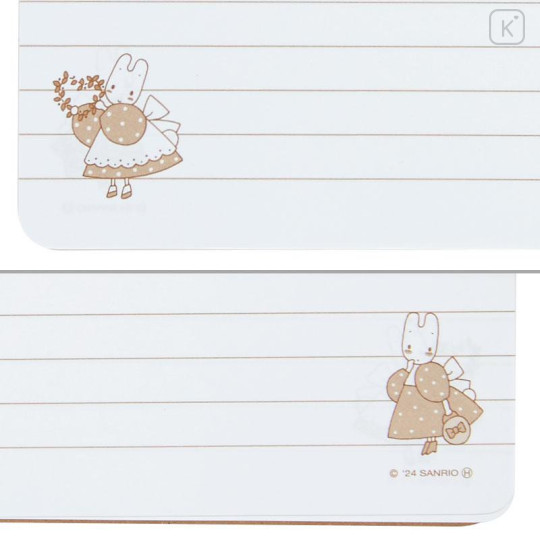 Japan Sanrio B6 Ring Notebook - Marron Cream / Retro - 6