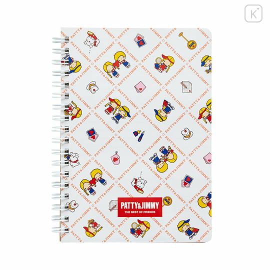 Japan Sanrio B6 Ring Notebook - Patty & Jimmy / Retro - 1