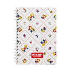 Japan Sanrio B6 Ring Notebook - Patty & Jimmy / Retro