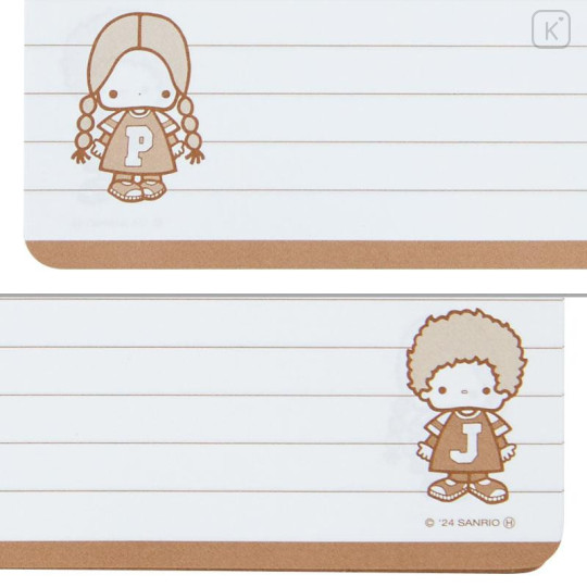 Japan Sanrio B6 Ring Notebook - Patty & Jimmy / Retro - 6