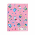 Japan Sanrio 3 Pockets A5 Clear File - Cheery Chums / Retro - 2