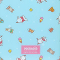 Japan Sanrio 5 Pockets A4 Clear File with Rubber Band - Pochacco / Retro - 4