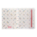 Japan Sanrio 5 Pockets A4 Clear File with Rubber Band - Patty & Jimmy / Retro - 2