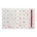 Japan Sanrio 5 Pockets A4 Clear File with Rubber Band - Patty & Jimmy / Retro - 3